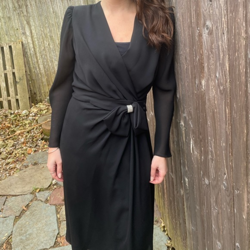 Miss Elliette‎ vintage black dress size 10
